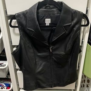 Leather vest